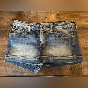Buckle Jean Shorts